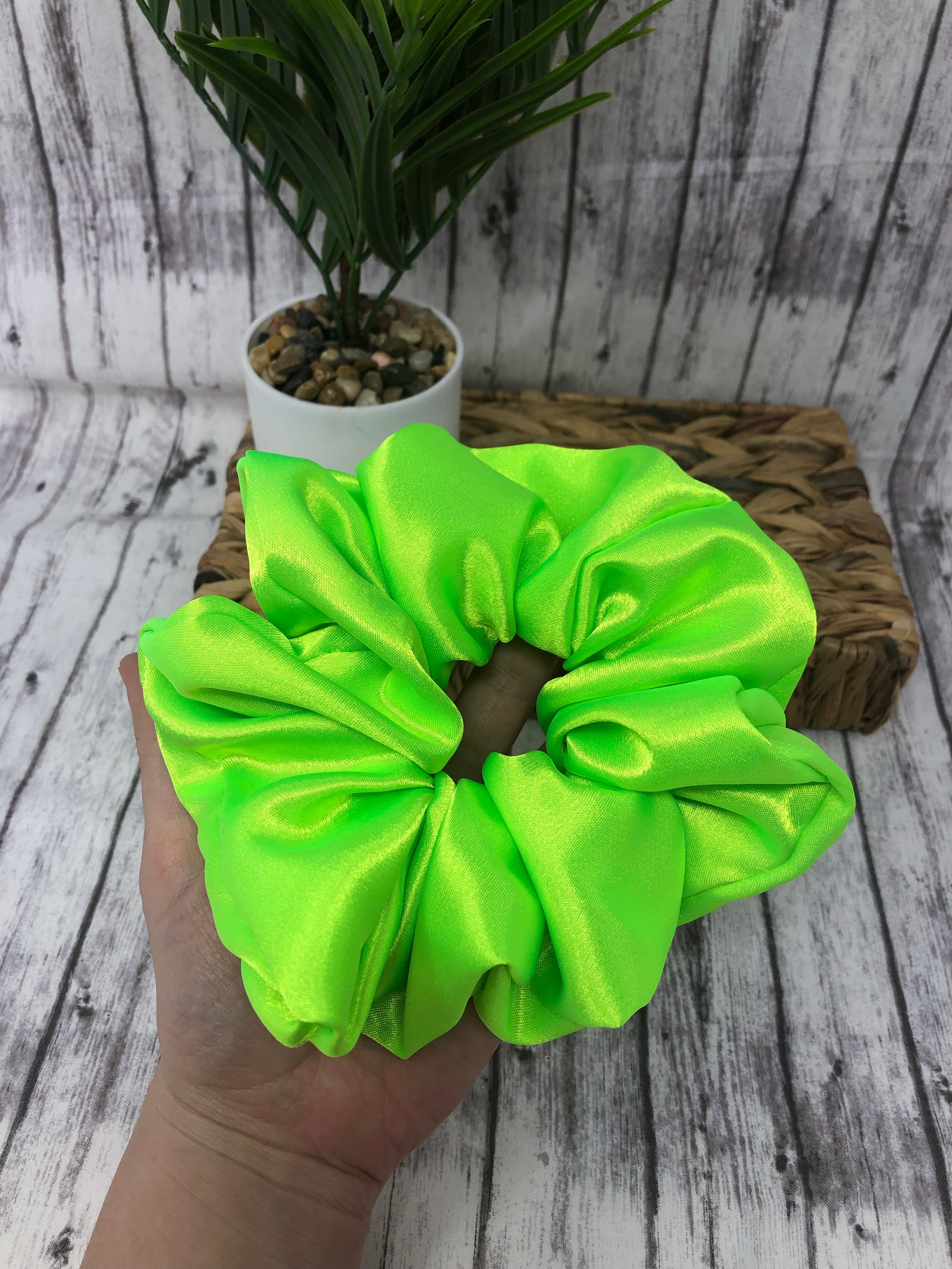 Lime XL Scrunchie (Neon)