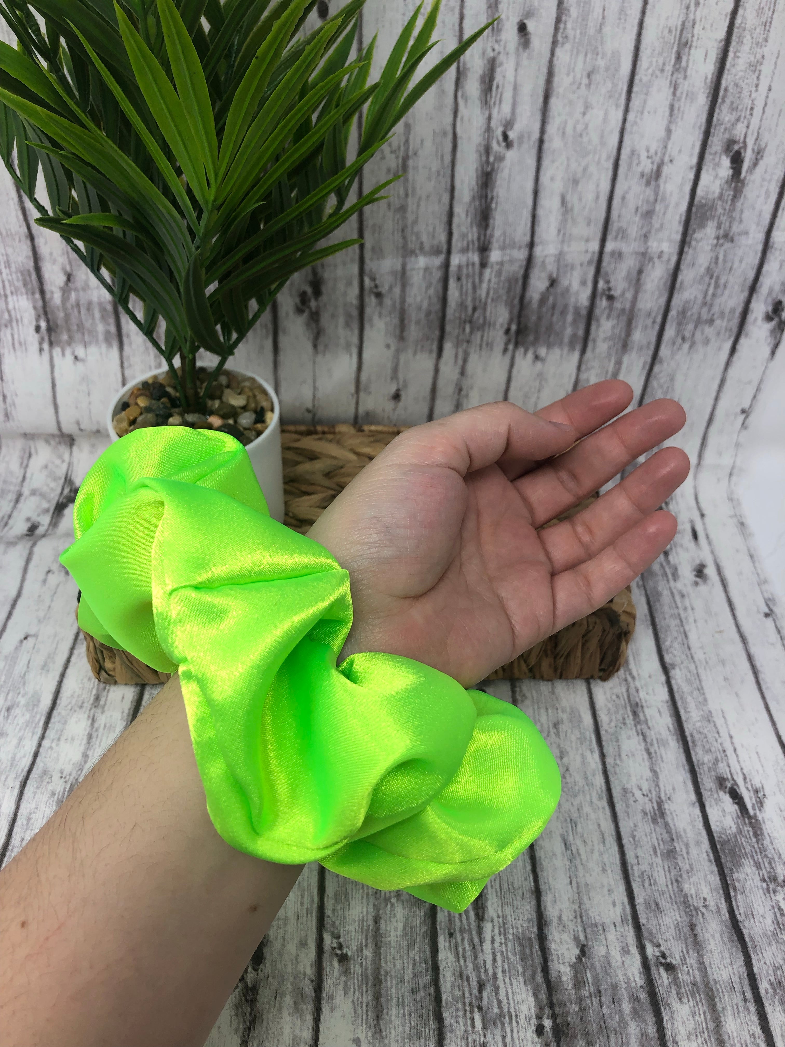 Lime XL Scrunchie (Neon)